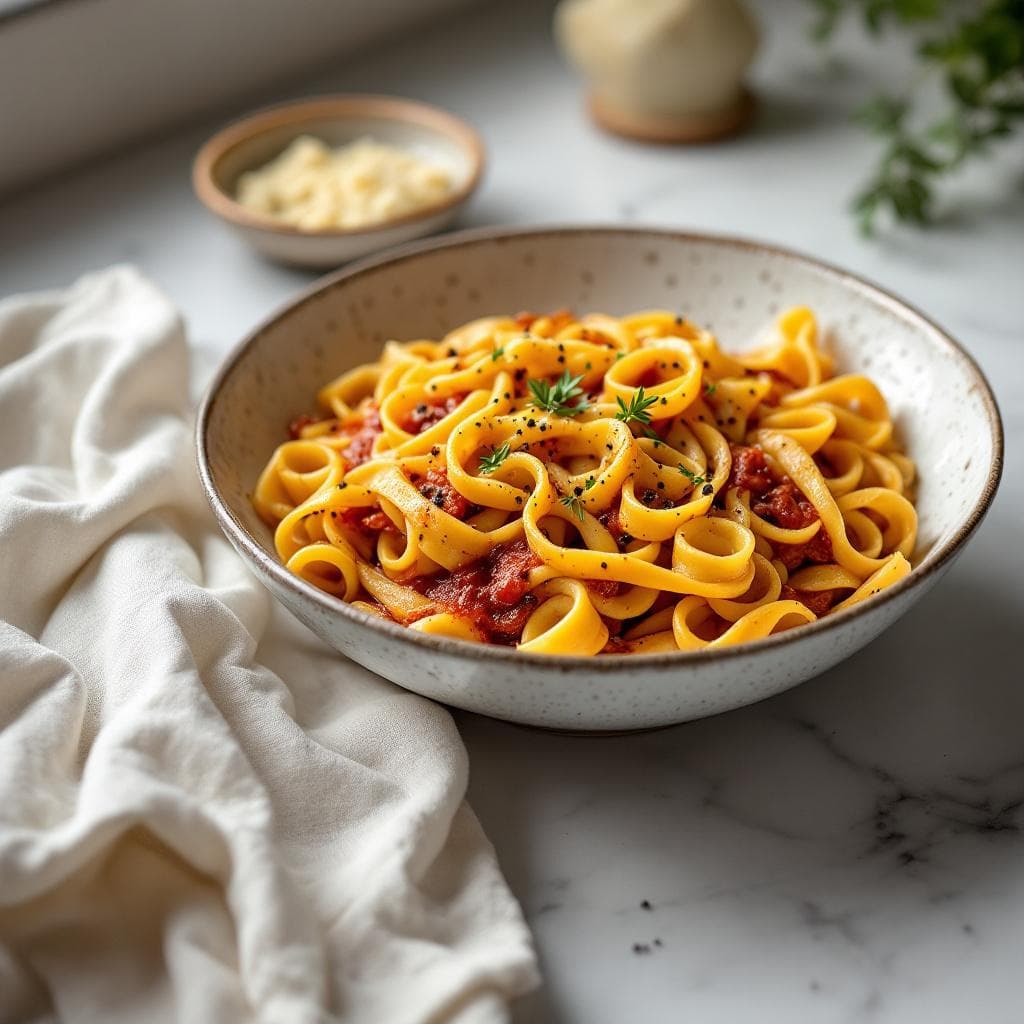 Authentic Cacio e Pepe (Roman Pasta with Pecorino and Black Pepper)
