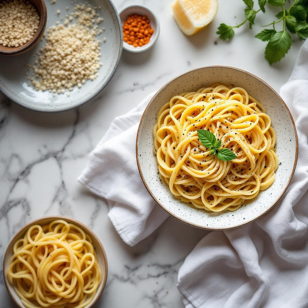 Authentic Cacio e Pepe (Roman Pasta with Pecorino and Black Pepper)