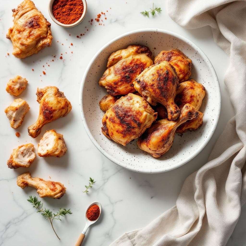 Crispy Baked Chicken Thighs