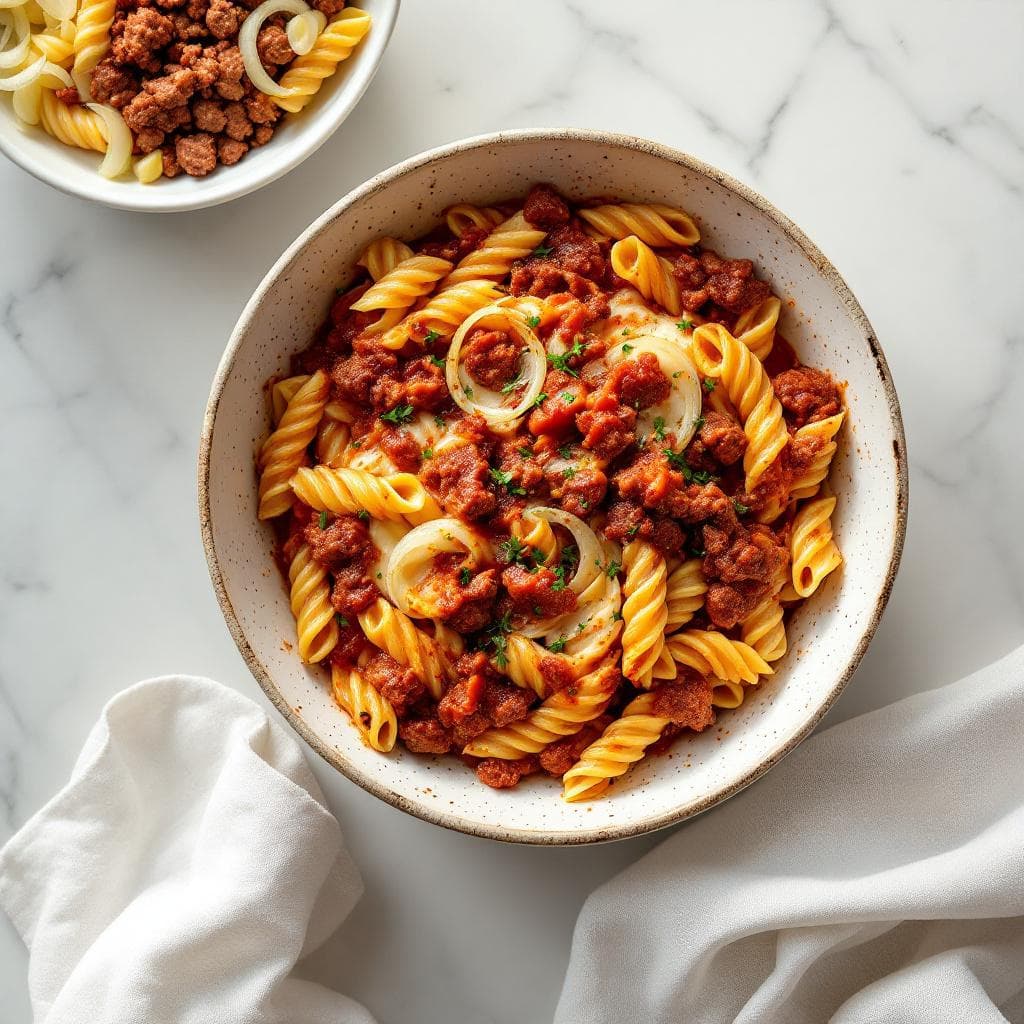 Easy Baked Ziti with Ricotta and Meat Sauce