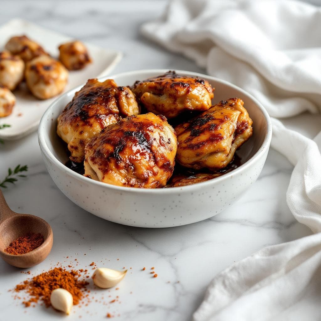 Easy Balsamic Glazed Chicken Thighs
