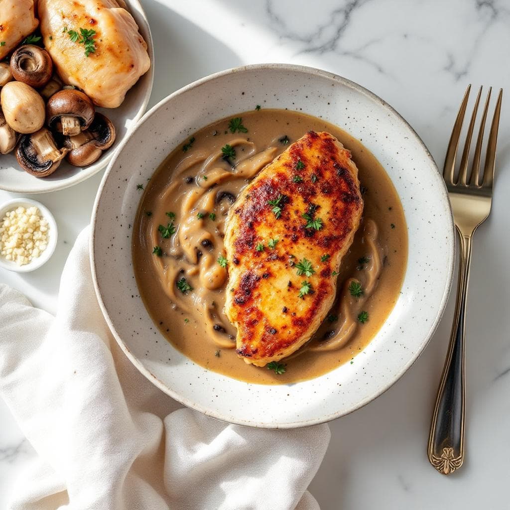 Easy Classic Chicken Marsala with Creamy Mushroom Sauce