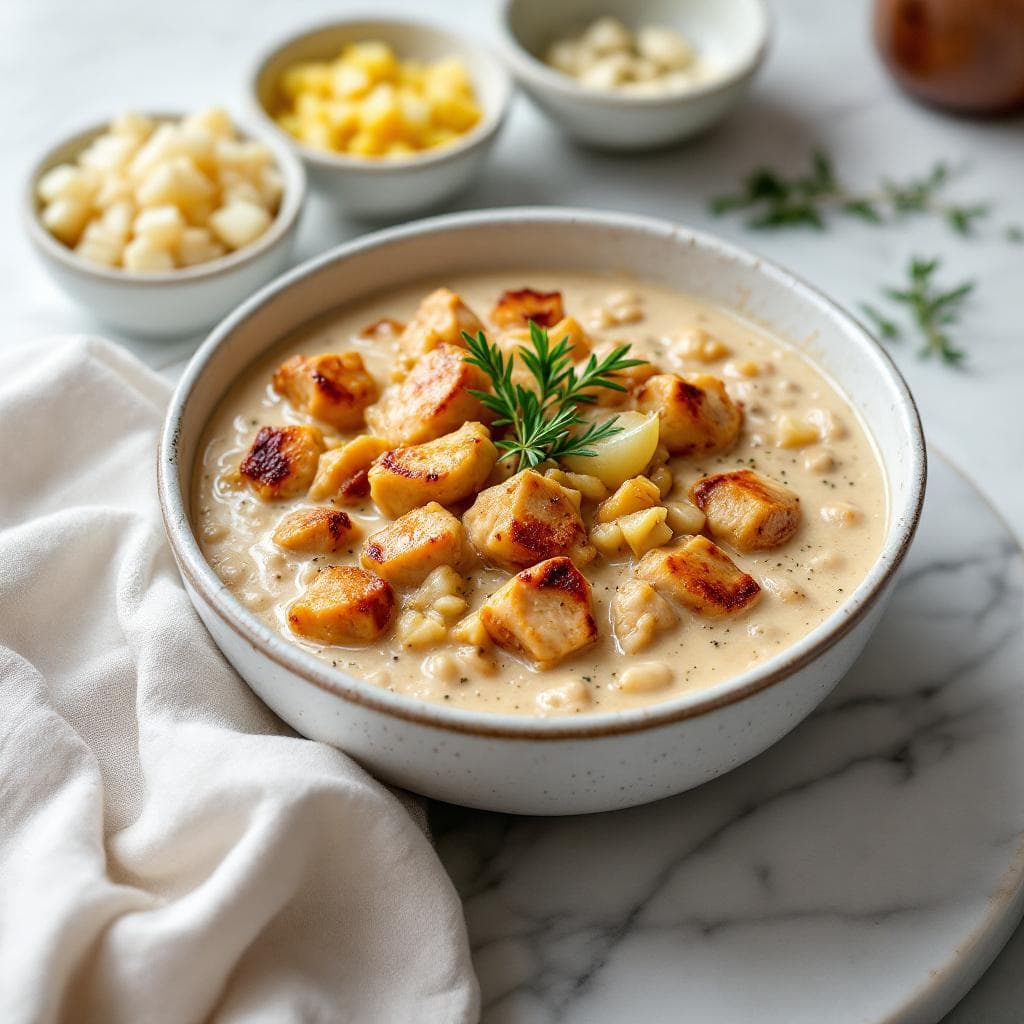Easy Creamy White Chicken Chili