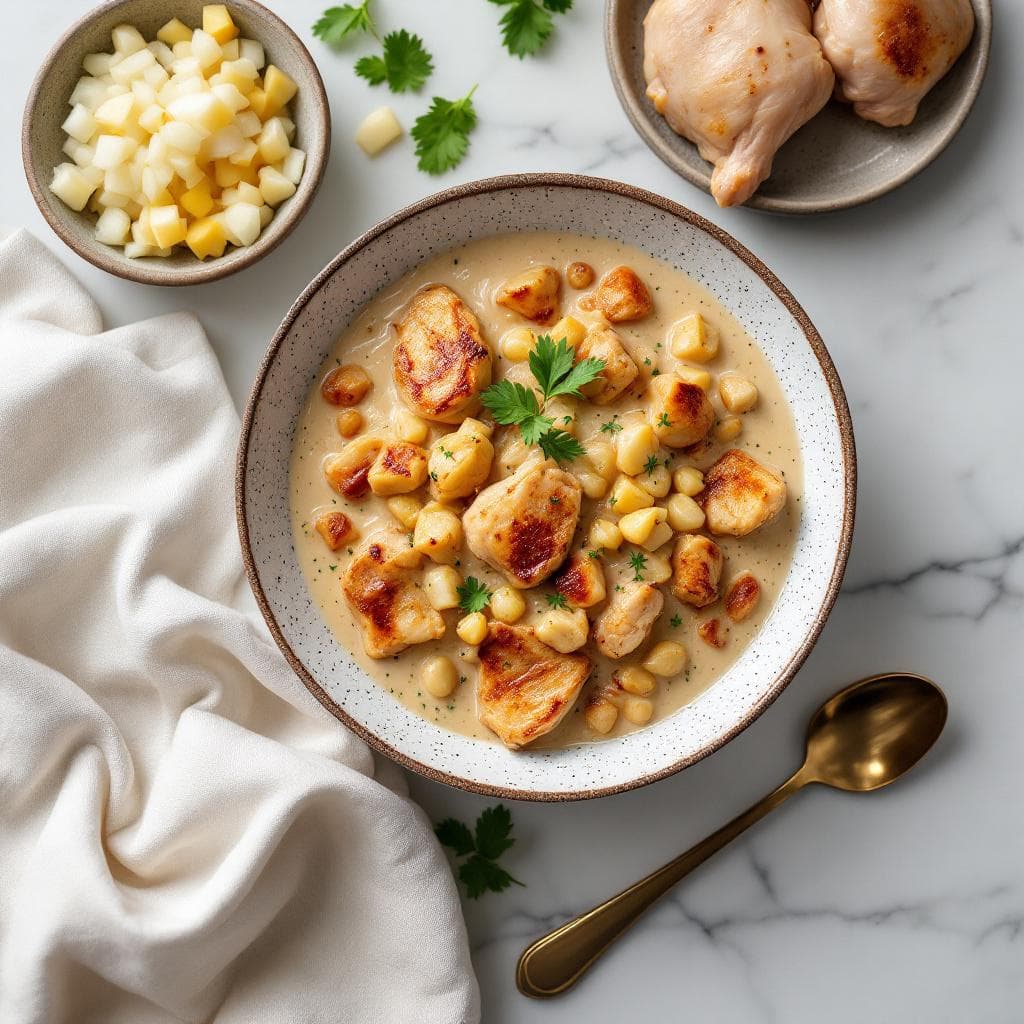 Easy Creamy White Chicken Chili