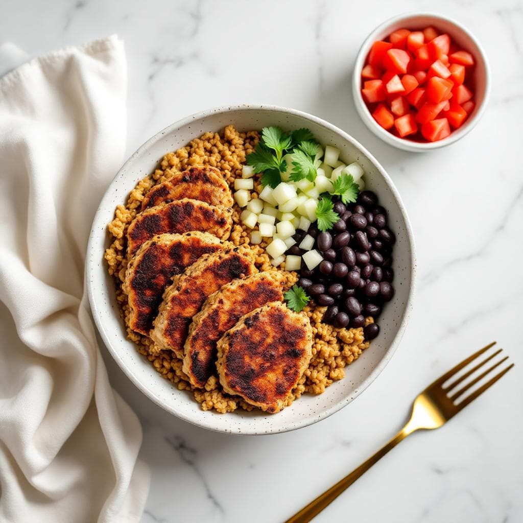 Easy Ground Turkey Taco Bowls