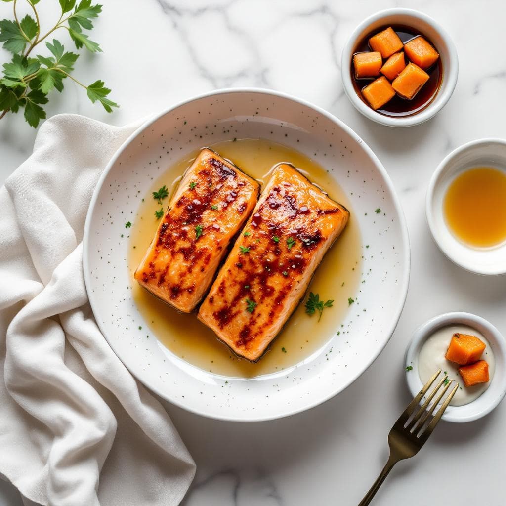 Easy Miso-Glazed Salmon with Sesame and Scallions