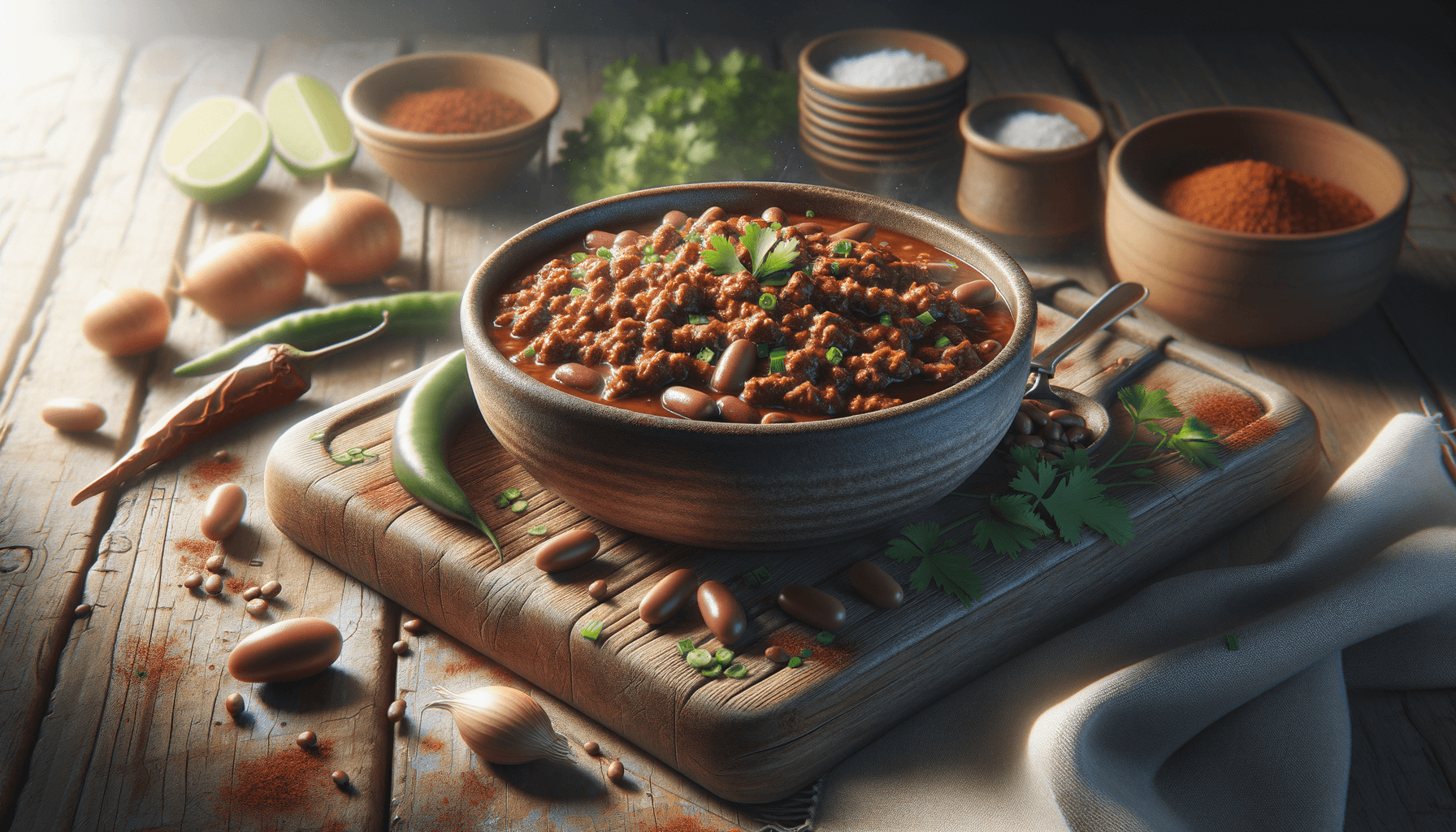 Easy Homemade Ground Beef Chili with Beans
